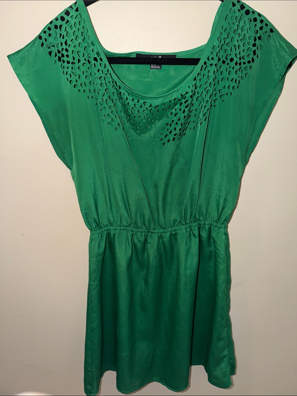 Women’s Green Scoop Neck dress